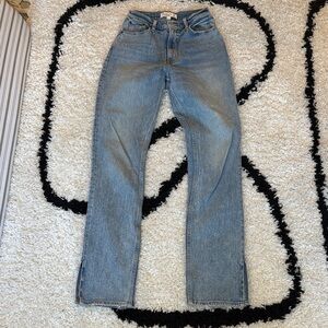 The 90s Straight Ultra High Rise Curve Love 25 Long Abercrombie & Fitch jeans